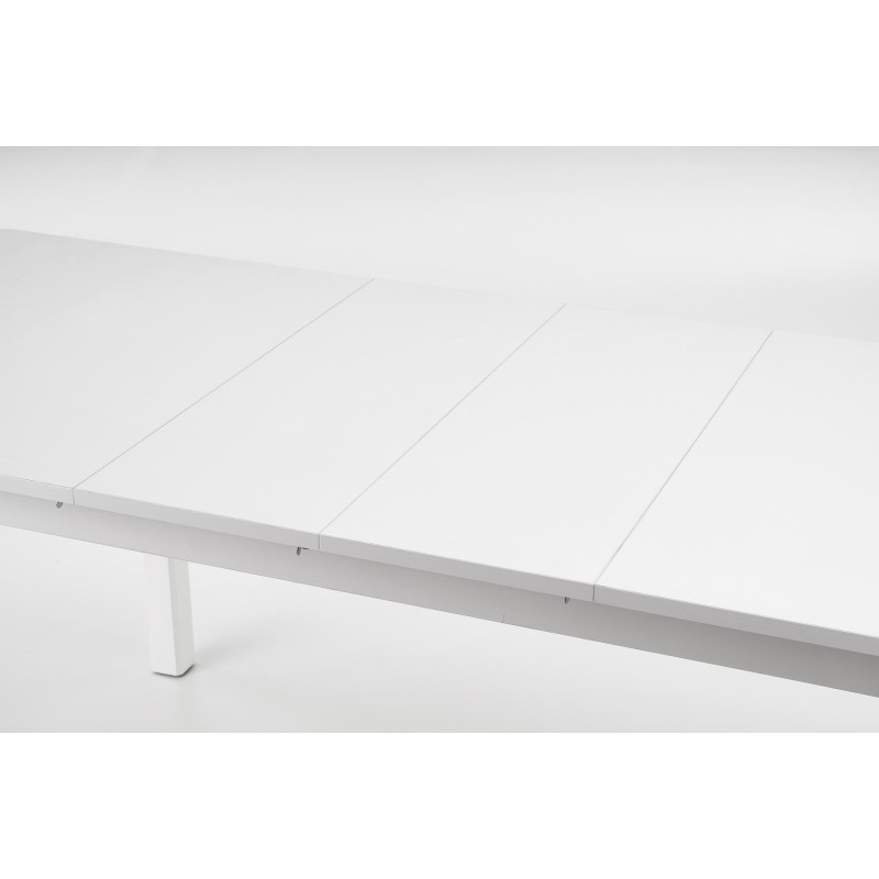 'FLORIAN Extendable Table Top - White, Legs - White' 'FLORIAN Extendable Table Top - White, Legs - White'