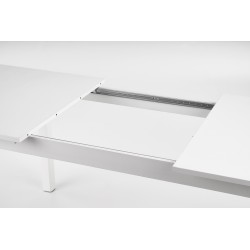 'FLORIAN Extendable Table Top - White, Legs - White' 'FLORIAN Extendable Table Top - White, Legs - White'