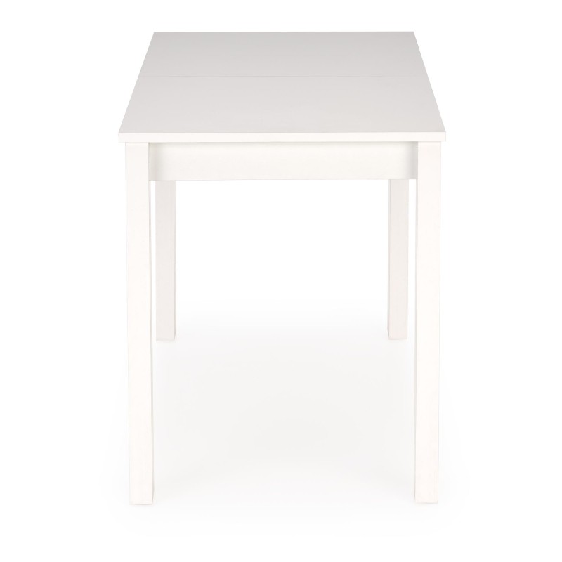 'GINO Extendable Table Top - White, Legs - White' 'GINO Extendable Table Top - White, Legs - White'