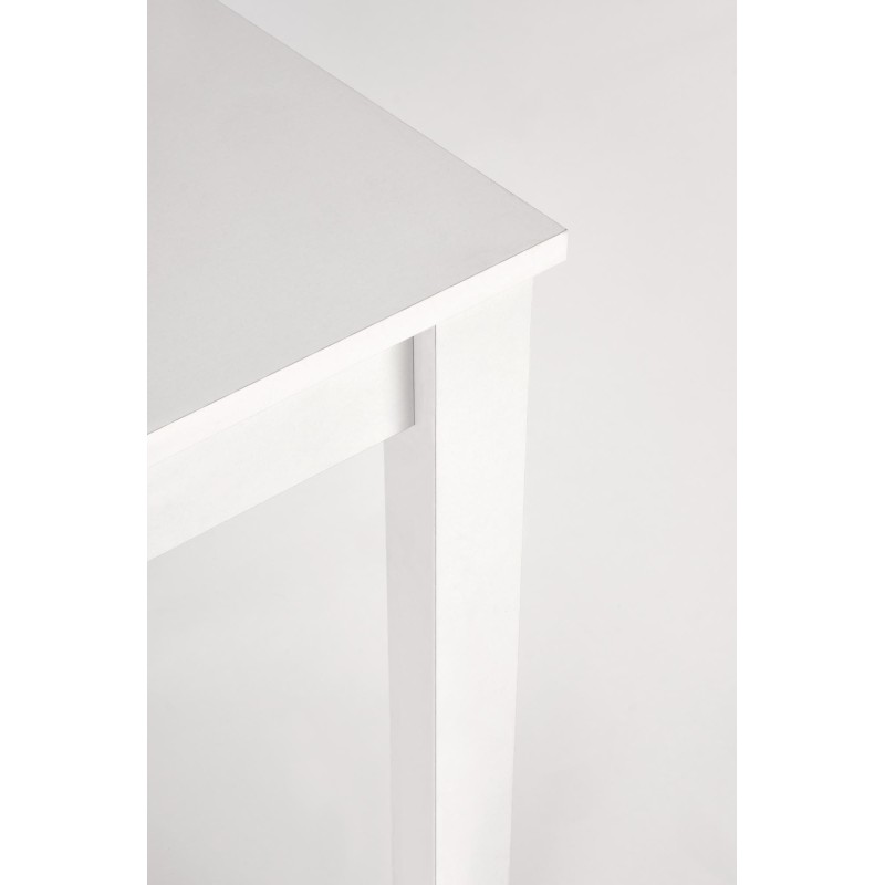 'GINO Extendable Table Top - White, Legs - White' 'GINO Extendable Table Top - White, Legs - White'