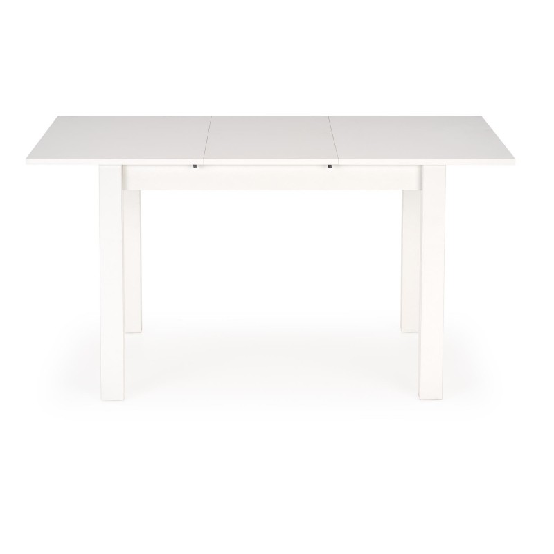 'GINO Extendable Table Top - White, Legs - White' 'GINO Extendable Table Top - White, Legs - White'