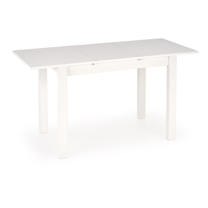 'GINO Extendable Table Top - White, Legs - White' 'GINO Extendable Table Top - White, Legs - White'