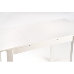 'GINO Extendable Table Top - White, Legs - White' 'GINO Extendable Table Top - White, Legs - White'