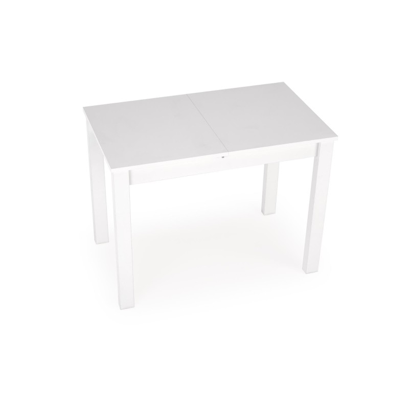 'GINO Extendable Table Top - White, Legs - White' 'GINO Extendable Table Top - White, Legs - White'