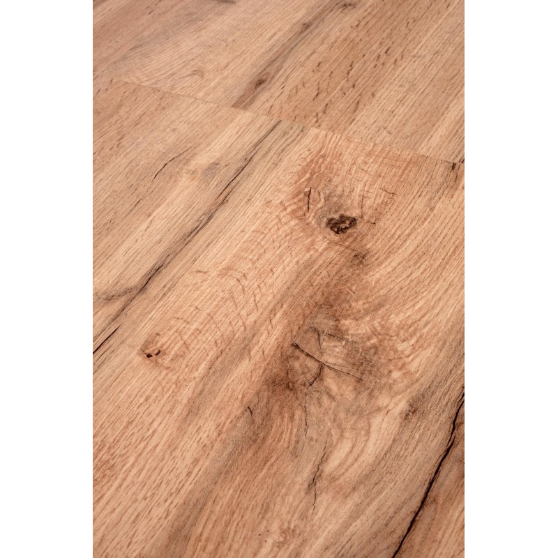'GINO Extendable Table Top - Wotan Oak, Legs - Black' 'GINO Extendable Table Top - Wotan Oak, Legs - Black'