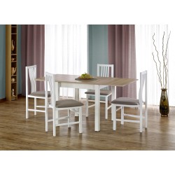 'GRACJAN Table in Sonoma Oak / White Color' 'GRACJAN Table in Sonoma Oak / White Color'