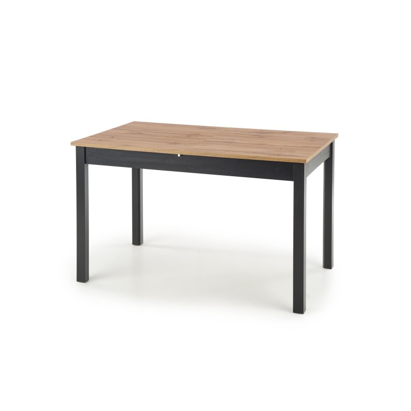 'GREG Extendable Table in Wotan Oak/Black Color' 'GREG Extendable Table in Wotan Oak/Black Color'