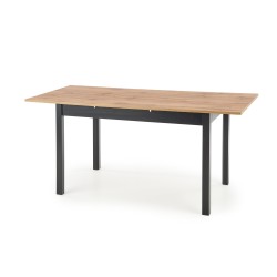 'GREG Extendable Table in Wotan Oak/Black Color' 'GREG Extendable Table in Wotan Oak/Black Color'