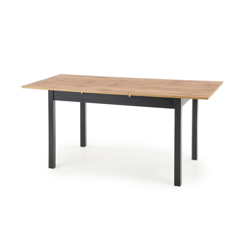 'GREG Extendable Table in Wotan Oak/Black Color' 'GREG Extendable Table in Wotan Oak/Black Color'