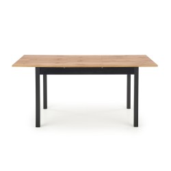 'GREG Extendable Table in Wotan Oak/Black Color' 'GREG Extendable Table in Wotan Oak/Black Color'