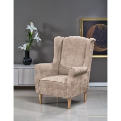'HERMES Relaxation Armchair, Beige'