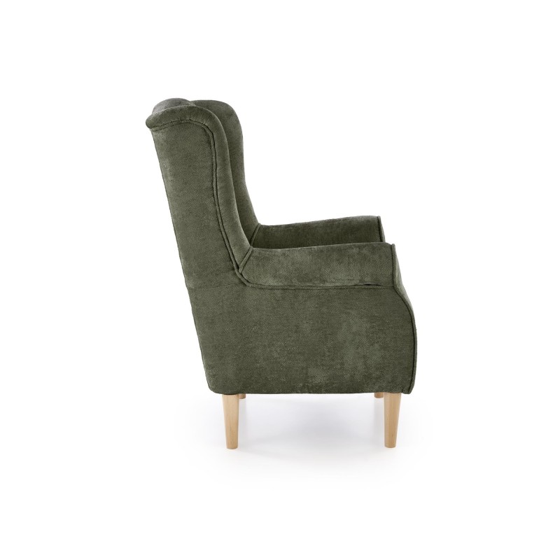 'HERMES Relaxation Armchair, Olive' 'HERMES Relaxation Armchair, Olive'