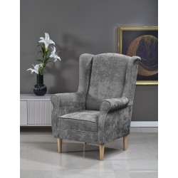 'HERMES Relaxation Armchair, Ash Grey'