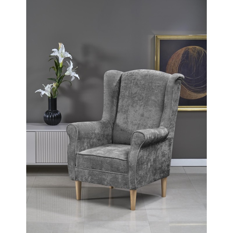 'HERMES Relaxation Armchair, Ash Grey' 'HERMES Relaxation Armchair, Ash Grey'