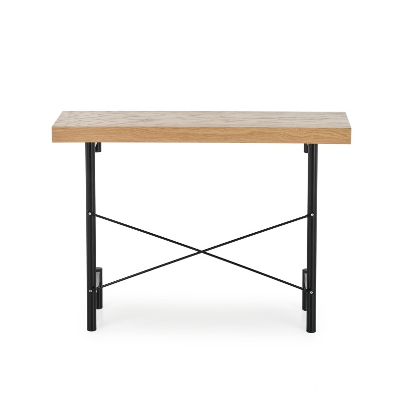 'INFERNO Natural Oak Console Table - Black' 'INFERNO Natural Oak Console Table - Black'