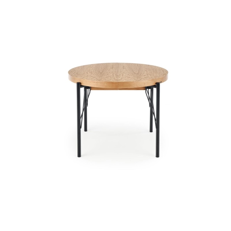 'INFERNO Extendable Oak Table - Black' 'INFERNO Extendable Oak Table - Black'
