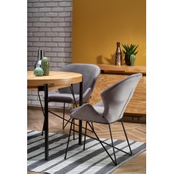 'INFERNO Extendable Oak Table - Black' 'INFERNO Extendable Oak Table - Black'