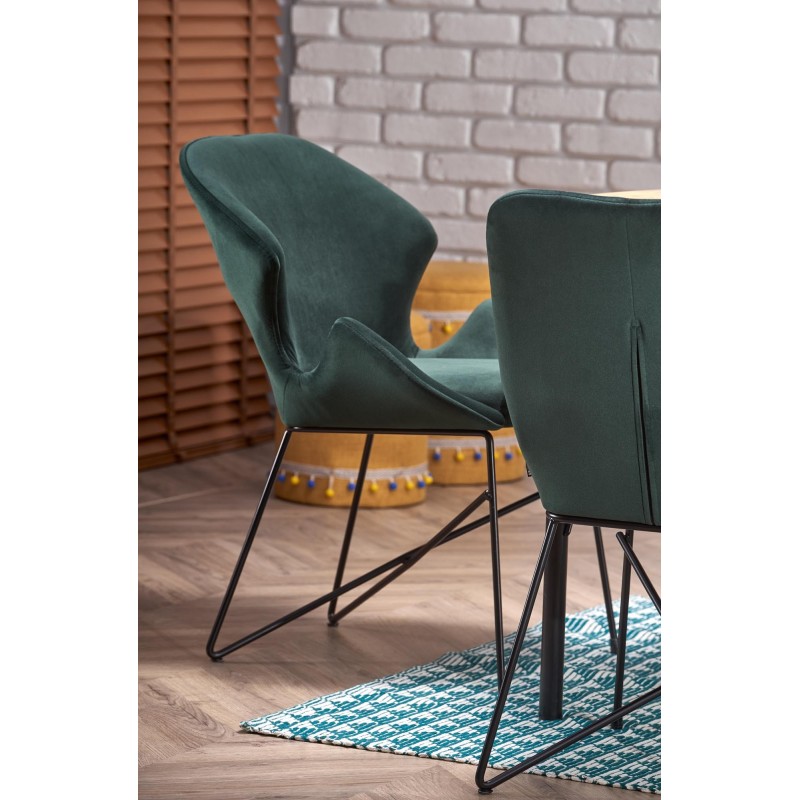 'INFERNO Extendable Oak Table - Black' 'INFERNO Extendable Oak Table - Black'
