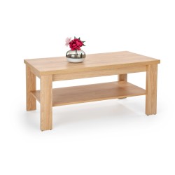 'JENNA Coffee Table Top: Natural Hickory, Legs: Natural Hickory'
