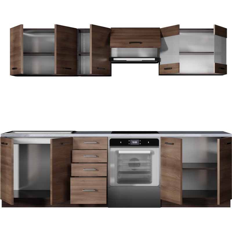 'AMANDA 1 260 - KITCHEN - CINNAMON ACACIA' 'AMANDA 1 260 - KITCHEN - CINNAMON ACACIA'