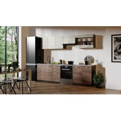 AMANDA 2 260 - KUCHNIA - AKACJA CYNAMONOWA/DĄB NAVARA (10p 1kpl)