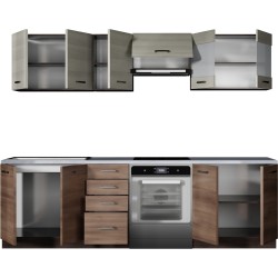 'AMANDA 2 260 - KITCHEN - CINNAMON ACACIA/NAVARRA OAK' 'AMANDA 2 260 - KITCHEN - CINNAMON ACACIA/NAVARRA OAK'