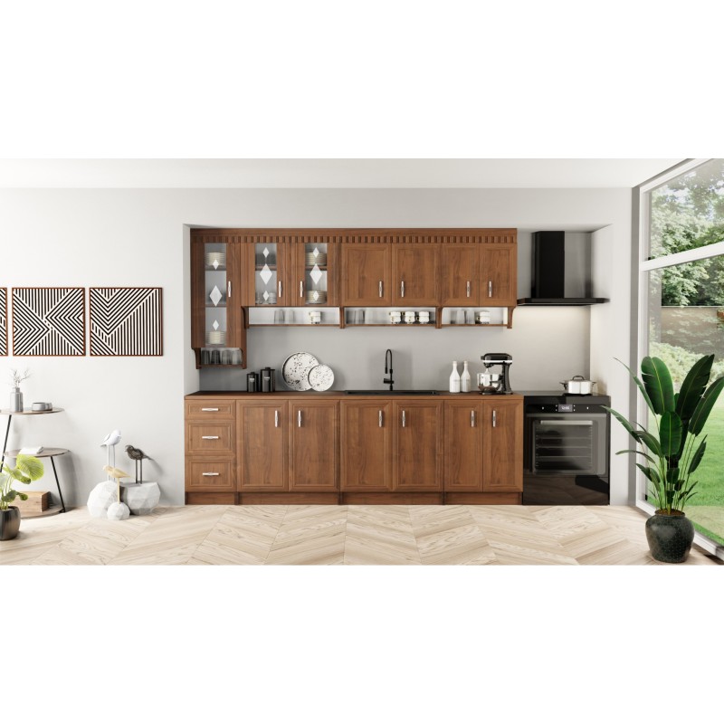 'MARGARET 3 260 - KITCHEN - WALNUT' 'MARGARET 3 260 - KITCHEN - WALNUT'