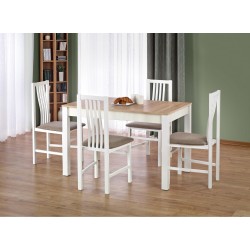 "KSAWERY Sonoma Oak / White Table"