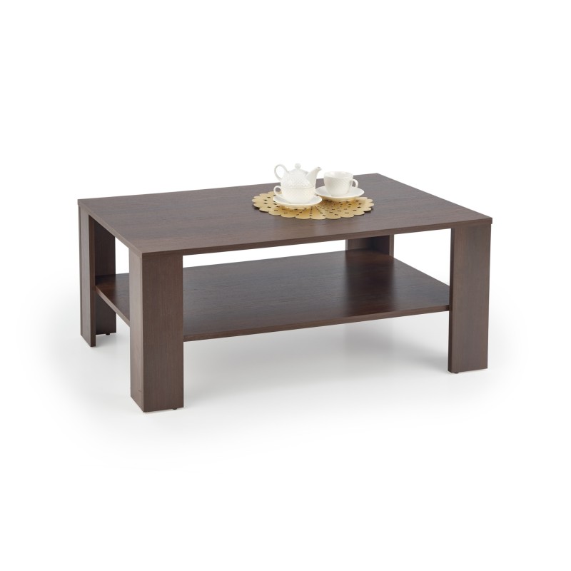 'KWADRO Dark Walnut Color Coffee Table' 'KWADRO Dark Walnut Color Coffee Table'