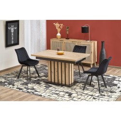 'LAMELLO Extendable Table 130-180/80 cm Artisan Oak/Black' 'LAMELLO Extendable Table 130-180/80 cm Artisan Oak/Black'