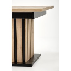 'LAMELLO Extendable Table 130-180/80 cm Artisan Oak/Black' 'LAMELLO Extendable Table 130-180/80 cm Artisan Oak/Black'
