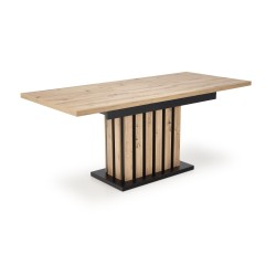 'LAMELLO Extendable Table 130-180/80 cm Artisan Oak/Black' 'LAMELLO Extendable Table 130-180/80 cm Artisan Oak/Black'