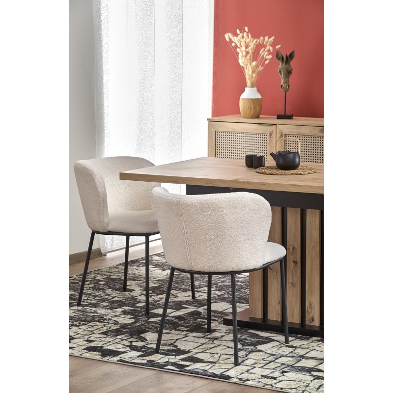 'LAMELLO Extendable Table 160-210/90 cm Artisan Oak/Black' 'LAMELLO Extendable Table 160-210/90 cm Artisan Oak/Black'