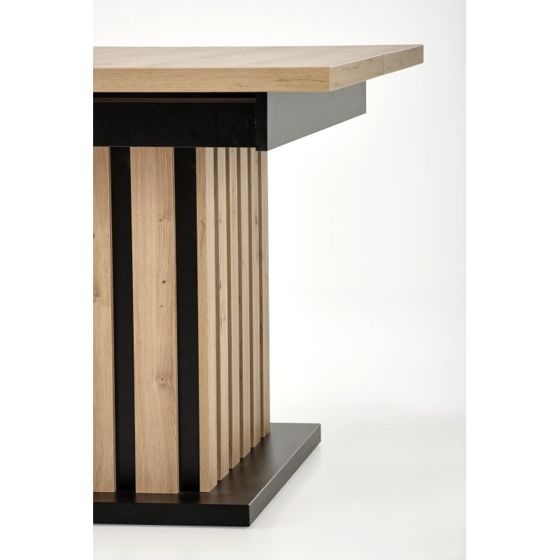 'LAMELLO Extendable Table 160-210/90 cm Artisan Oak/Black' 'LAMELLO Extendable Table 160-210/90 cm Artisan Oak/Black'