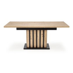 'LAMELLO Extendable Table 160-210/90 cm Artisan Oak/Black' 'LAMELLO Extendable Table 160-210/90 cm Artisan Oak/Black'