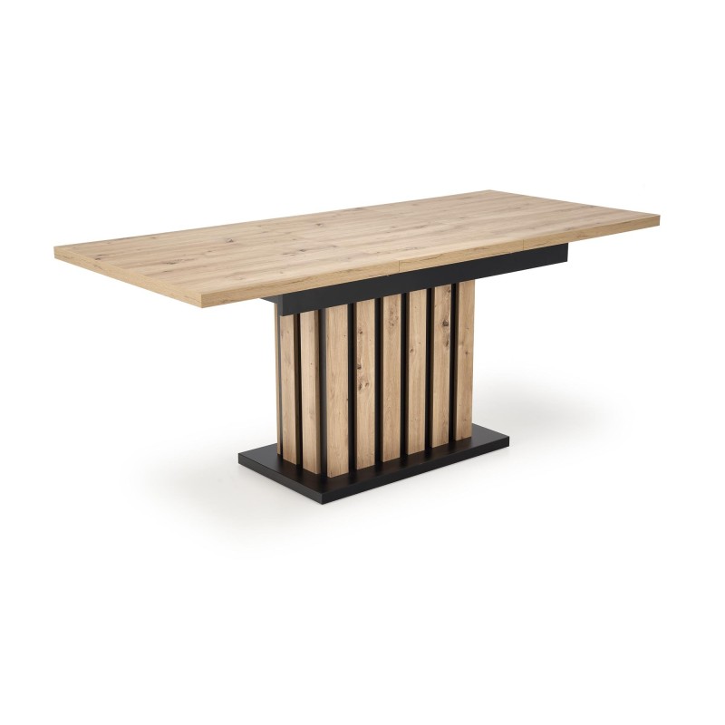 'LAMELLO Extendable Table 160-210/90 cm Artisan Oak/Black' 'LAMELLO Extendable Table 160-210/90 cm Artisan Oak/Black'