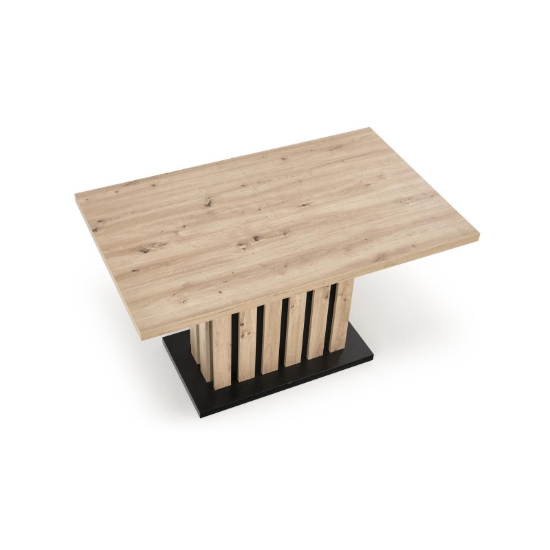'LAMELLO Extendable Table 160-210/90 cm Artisan Oak/Black' 'LAMELLO Extendable Table 160-210/90 cm Artisan Oak/Black'