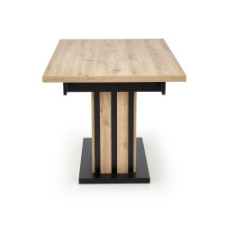 'LAMELLO Extendable Table 160-210/90 cm Artisan Oak/Black' 'LAMELLO Extendable Table 160-210/90 cm Artisan Oak/Black'