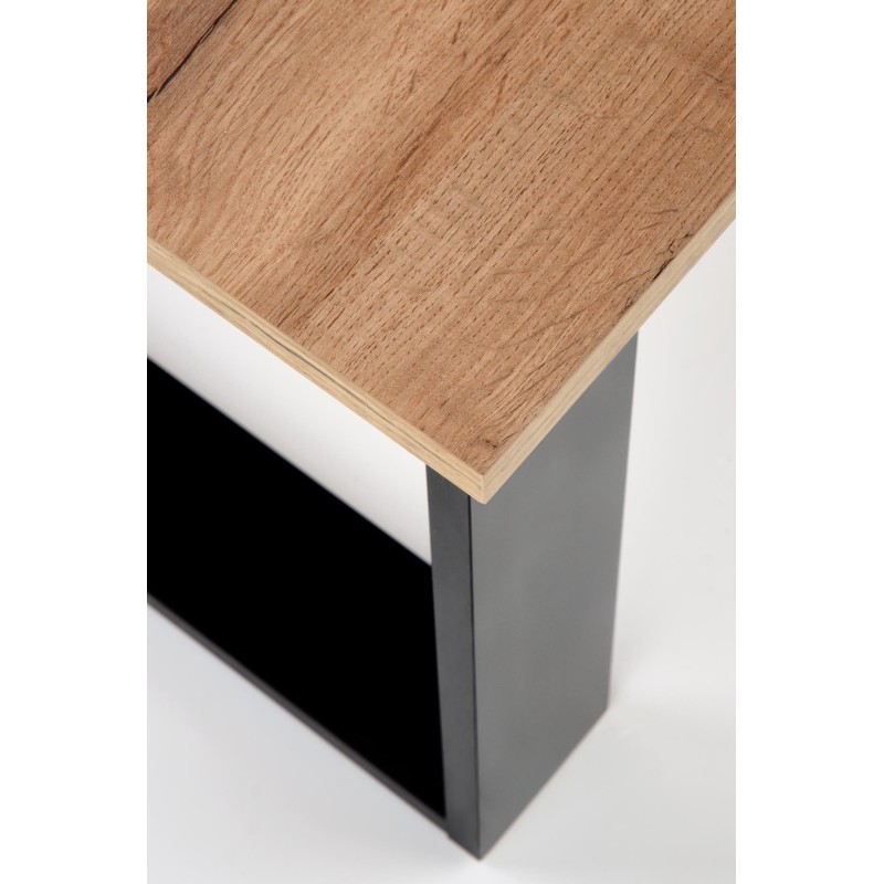 'LIBRA Coffee Table in Wotan Oak/Black Color' 'LIBRA Coffee Table in Wotan Oak/Black Color'