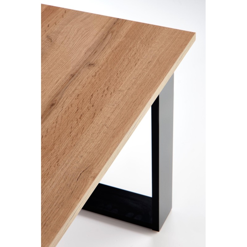 'LIBRA Coffee Table in Wotan Oak/Black Color' 'LIBRA Coffee Table in Wotan Oak/Black Color'