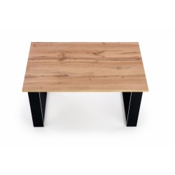 'LIBRA Coffee Table in Wotan Oak/Black Color' 'LIBRA Coffee Table in Wotan Oak/Black Color'