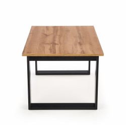 'LIBRA Coffee Table in Wotan Oak/Black Color' 'LIBRA Coffee Table in Wotan Oak/Black Color'