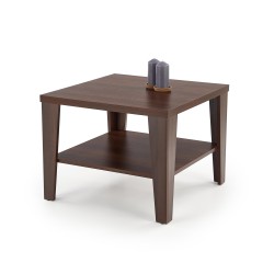 "MANTA SQUARE Coffee Table in Dark Walnut Color"