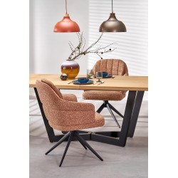 'MASSIVE 2 Extendable Table 160-250x90x77 cm Natural Oak/Black' 'MASSIVE 2 Extendable Table 160-250x90x77 cm Natural Oak/Black'