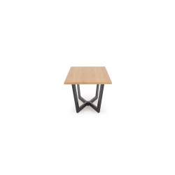 'MASSIVE 2 Extendable Table 160-250x90x77 cm Natural Oak/Black' 'MASSIVE 2 Extendable Table 160-250x90x77 cm Natural Oak/Black'
