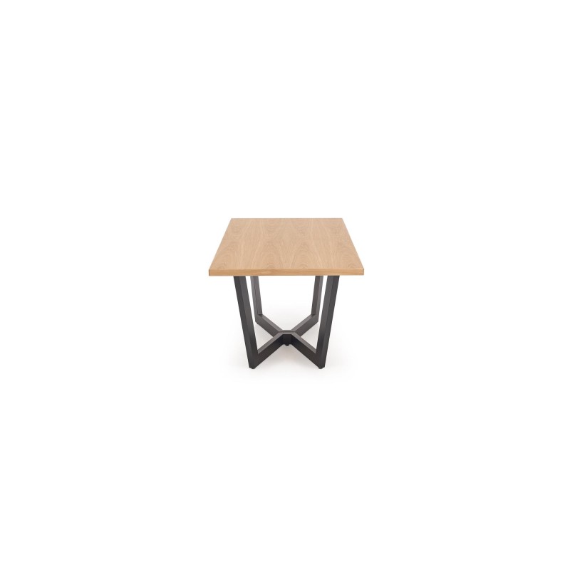 'MASSIVE 2 Extendable Table 160-250x90x77 cm Natural Oak/Black' 'MASSIVE 2 Extendable Table 160-250x90x77 cm Natural Oak/Black'