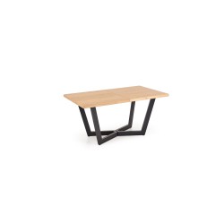 'MASSIVE 2 Extendable Table 160-250x90x77 cm Natural Oak/Black' 'MASSIVE 2 Extendable Table 160-250x90x77 cm Natural Oak/Black'