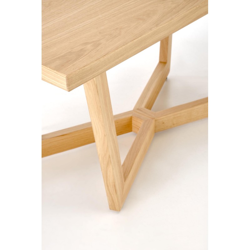 'MASSIVE 3 Extendable Table 160-250x90x77 cm Natural Oak/Natural Oak' 'MASSIVE 3 Extendable Table 160-250x90x77 cm Natural Oak/Natural Oak'