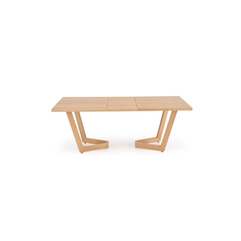 'MASSIVE 3 Extendable Table 160-250x90x77 cm Natural Oak/Natural Oak' 'MASSIVE 3 Extendable Table 160-250x90x77 cm Natural Oak/Natural Oak'