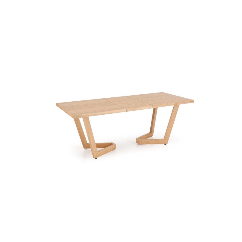 'MASSIVE 3 Extendable Table 160-250x90x77 cm Natural Oak/Natural Oak' 'MASSIVE 3 Extendable Table 160-250x90x77 cm Natural Oak/Natural Oak'